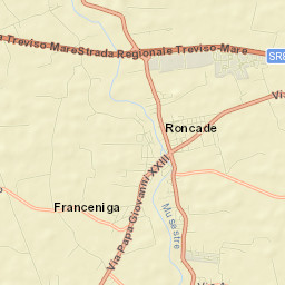 Roncade Street Map