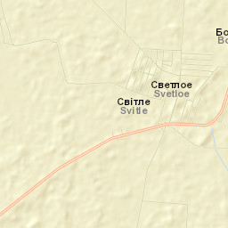 Svetloye Street Map