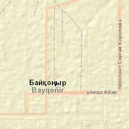 Baikonur Street Map
