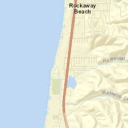 Rockaway Beach Street Map