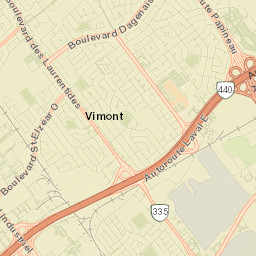 Saint-Elzéar Street Map