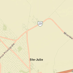 Sainte-Julie Street Map