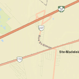 Sainte-Madeleine Street Map