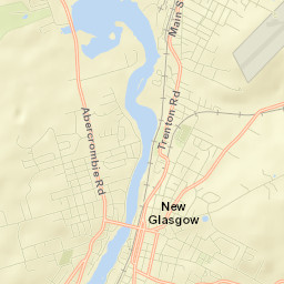 New Glasgow Street Map