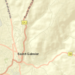 Saint-Galmier Street Map