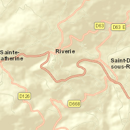 Saint-Didier-sous-Riverie Street Map