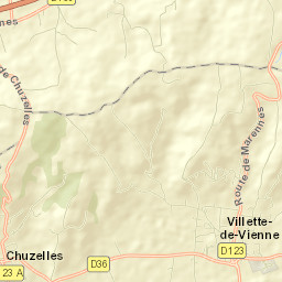 Villette-de-Vienne Street Map