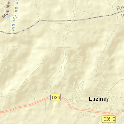 Luzinay Street Map