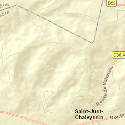 Saint-Just-Chaleyssin Street Map