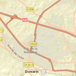 Domarin Street Map