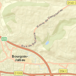 Bourgoin-Jallieu Street Map