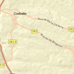 Corbelin Street Map