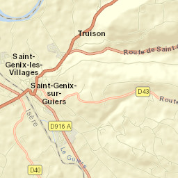 Saint-Genix-sur-Guiers Street Map
