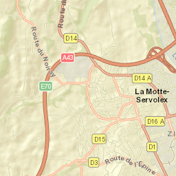 La Motte-Servolex Street Map