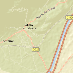 Grésy-sur-Isère Street Map