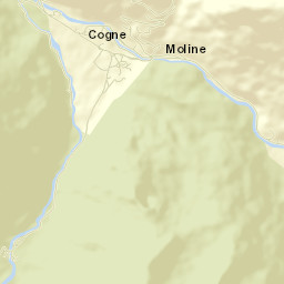 Cogne Street Map