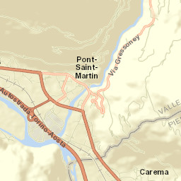 Perloz Street Map