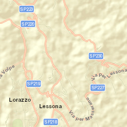 Lessona Street Map