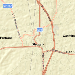 Oleggio Street Map