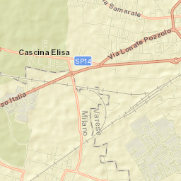 Cascina Elisa Street Map