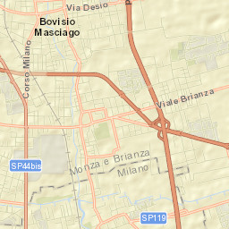 Varedo Street Map