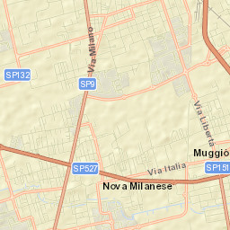 Muggiò Street Map