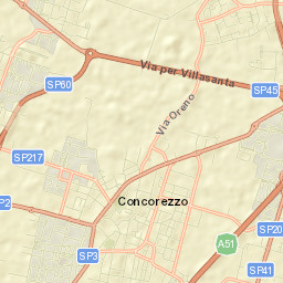 Concorezzo Street Map
