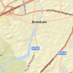 Brembate Street Map