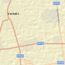Pognano Street Map