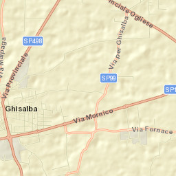 Ghisalba Street Map