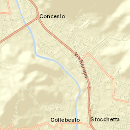 Concesio Street Map