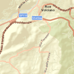 Roè Volciano Street Map