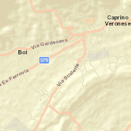 Caprino Veronese Street Map