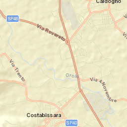 Caldogno-Rettorgole-Cresole Street Map