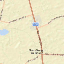 San Giorgio in Bosco Street Map