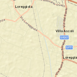 Loreggia Street Map