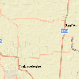 Trebaseleghe Street Map