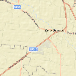 Sant'Alberto Street Map