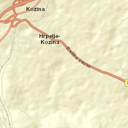 Kozina Street Map