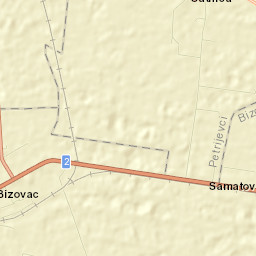 Bizovac Street Map