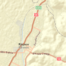 Râşnov Street Map