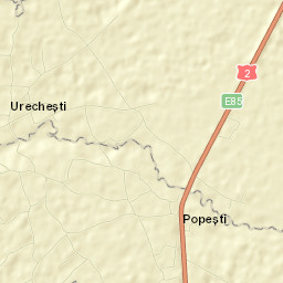 Comuna Urecheşti Street Map