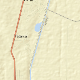 Comuna Tuluceşti Street Map