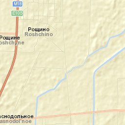 Roshchino Street Map