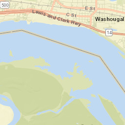 Washougal Street Map