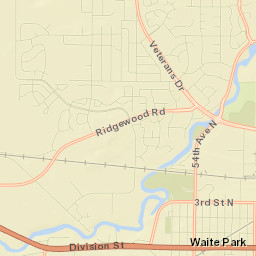 Waite Park Street Map