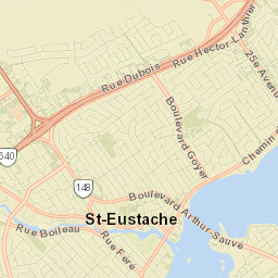 Saint-Eustache Street Map