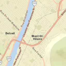 Mont-Saint-Hilaire Street Map