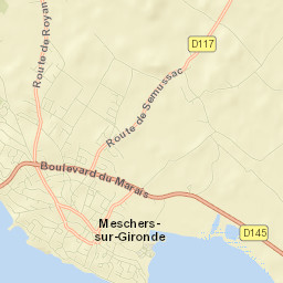 Meschers-sur-Gironde Street Map