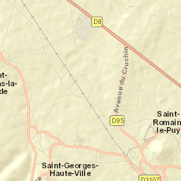 Saint-Romain-le-Puy Street Map